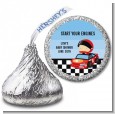 Nascar Inspired Racing - Hershey Kiss Baby Shower Sticker Labels thumbnail