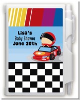 Nascar Inspired Racing - Baby Shower Personalized Notebook Favor