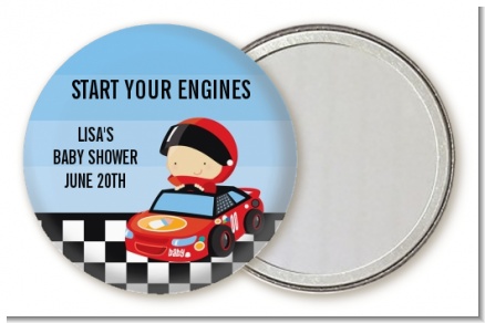 Nascar Inspired Racing - Personalized Baby Shower Pocket Mirror Favors