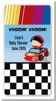 Nascar Inspired Racing - Custom Rectangle Baby Shower Sticker/Labels