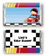 Nascar Inspired Racing - Personalized Baby Shower Mini Candy Bar Wrappers thumbnail