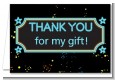 Neon Blue Glow In The Dark - Birthday Party Thank You Cards thumbnail