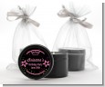 Neon Pink Glow In The Dark - Birthday Party Black Candle Tin Favors thumbnail