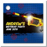 Nerf Gun - Personalized Birthday Party Card Stock Favor Tags