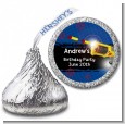 Nerf Gun - Hershey Kiss Birthday Party Sticker Labels thumbnail