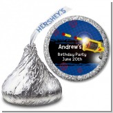 Nerf Gun - Hershey Kiss Birthday Party Sticker Labels