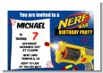 Nerf Gun - Birthday Party Petite Invitations thumbnail