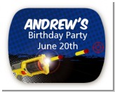 Nerf Gun - Personalized Birthday Party Rounded Corner Stickers