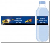 Nerf Gun - Personalized Birthday Party Water Bottle Labels Nerf Gun - Personalized Birthday Party Water Bottle Labels
