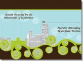 New Jersey Skyline - Bridal Shower Response Cards