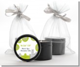 New Jersey Skyline - Bridal Shower Black Candle Tin Favors