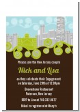 New Jersey Skyline - Bridal Shower Petite Invitations