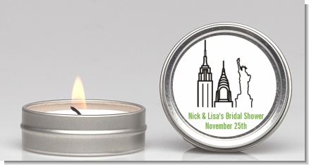 New York City - Bridal Shower Candle Favors