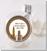 New York City Skyline - Personalized Bridal Shower Candy Jar