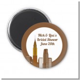 New York City Skyline - Personalized Bridal Shower Magnet Favors