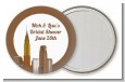 New York City Skyline - Personalized Bridal Shower Pocket Mirror Favors thumbnail