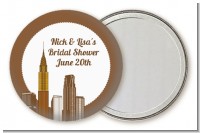 New York City Skyline - Personalized Bridal Shower Pocket Mirror Favors