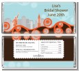 New York Skyline - Personalized Bridal Shower Candy Bar Wrappers thumbnail
