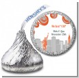 New York Skyline - Hershey Kiss Bridal Shower Sticker Labels thumbnail