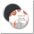 New York Skyline - Personalized Bridal Shower Magnet Favors thumbnail