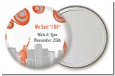 New York Skyline - Personalized Bridal Shower Pocket Mirror Favors