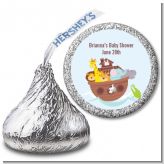 Noah's Ark - Hershey Kiss Baby Shower Sticker Labels