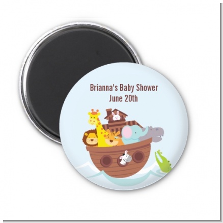 Noah's Ark - Personalized Baby Shower Magnet Favors
