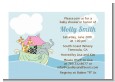 Noah's Ark Twins - Baby Shower Petite Invitations thumbnail