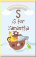 Noah's Ark - Personalized Baby Shower Nursery Wall Art thumbnail