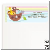 Noah's Ark - Baby Shower Return Address Labels