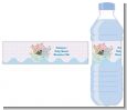 Noah's Ark Twins - Personalized Baby Shower Water Bottle Labels thumbnail