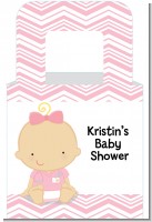 Little Girl Nurse On The Way - Personalized Baby Shower Favor Boxes