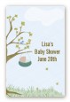 Nursery Rhyme - Rock a Bye Baby - Custom Large Rectangle Baby Shower Sticker/Labels thumbnail