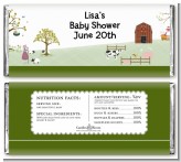 Nursery Rhyme - Personalized Baby Shower Candy Bar Wrappers