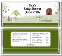 Nursery Rhyme - Personalized Baby Shower Candy Bar Wrappers