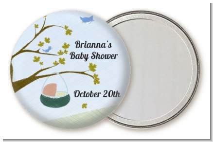 Nursery Rhyme - Rock a Bye Baby - Personalized Baby Shower Pocket Mirror Favors