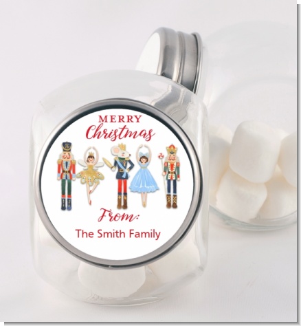 Nutcracker Ballet - Personalized Christmas Candy Jar