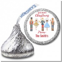 Nutcracker Ballet - Hershey Kiss Christmas Sticker Labels