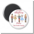 Nutcracker Ballet - Personalized Christmas Magnet Favors thumbnail