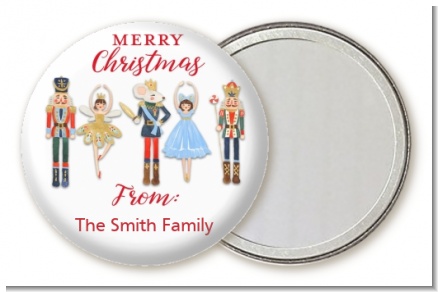 Nutcracker Ballet - Personalized Christmas Pocket Mirror Favors