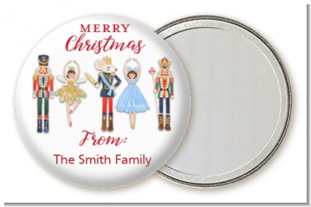 Nutcracker Ballet - Personalized Christmas Pocket Mirror Favors