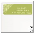 Sage Green - Bridal Shower Return Address Labels thumbnail