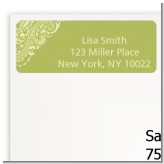 Sage Green - Bridal Shower Return Address Labels