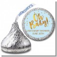 Oh Baby Shower Boy - Hershey Kiss Baby Shower Sticker Labels thumbnail