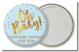 Oh Baby Shower Boy - Personalized Baby Shower Pocket Mirror Favors thumbnail