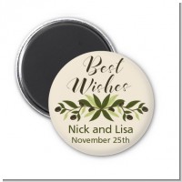 Olive Branch - Personalized Bridal Shower Magnet Favors