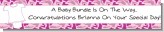 Baby Outfit Pink Camo - Personalized Baby Shower Banners Baby Outfit Pink Camo - Personalized Baby Shower Banners
