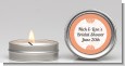 Orange Damask - Bridal Shower Candle Favors thumbnail