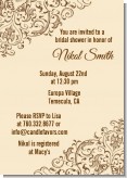 Beige & Brown - Bridal Shower Invitations