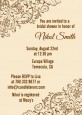 Beige & Brown - Bridal Shower Invitations thumbnail